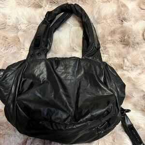 SEE BY CHLOE Black Puffer Joyrider Handbag